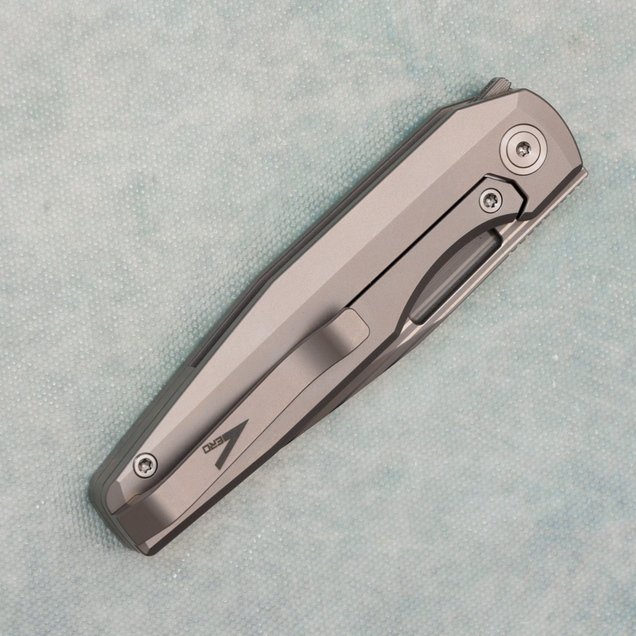 Vero Engineering Lux Mini Frame Lock Titanium Handle Chad Nichols