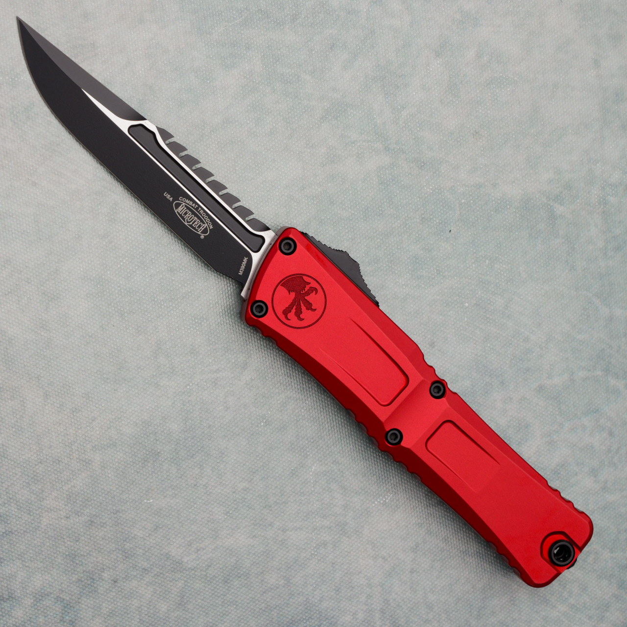 Microtech Combat Troodon Interceptor Gen III Red Black Standard