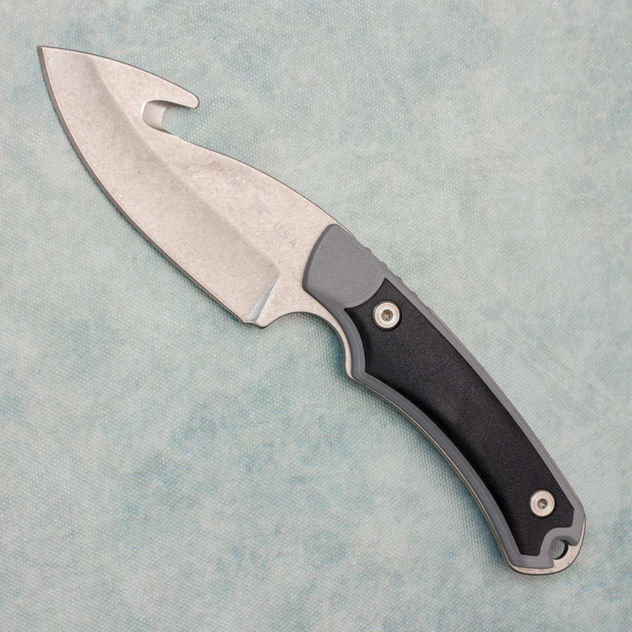 Buck 664 Alpha Hunter Select Fixed Blade Gray GFN Handles w