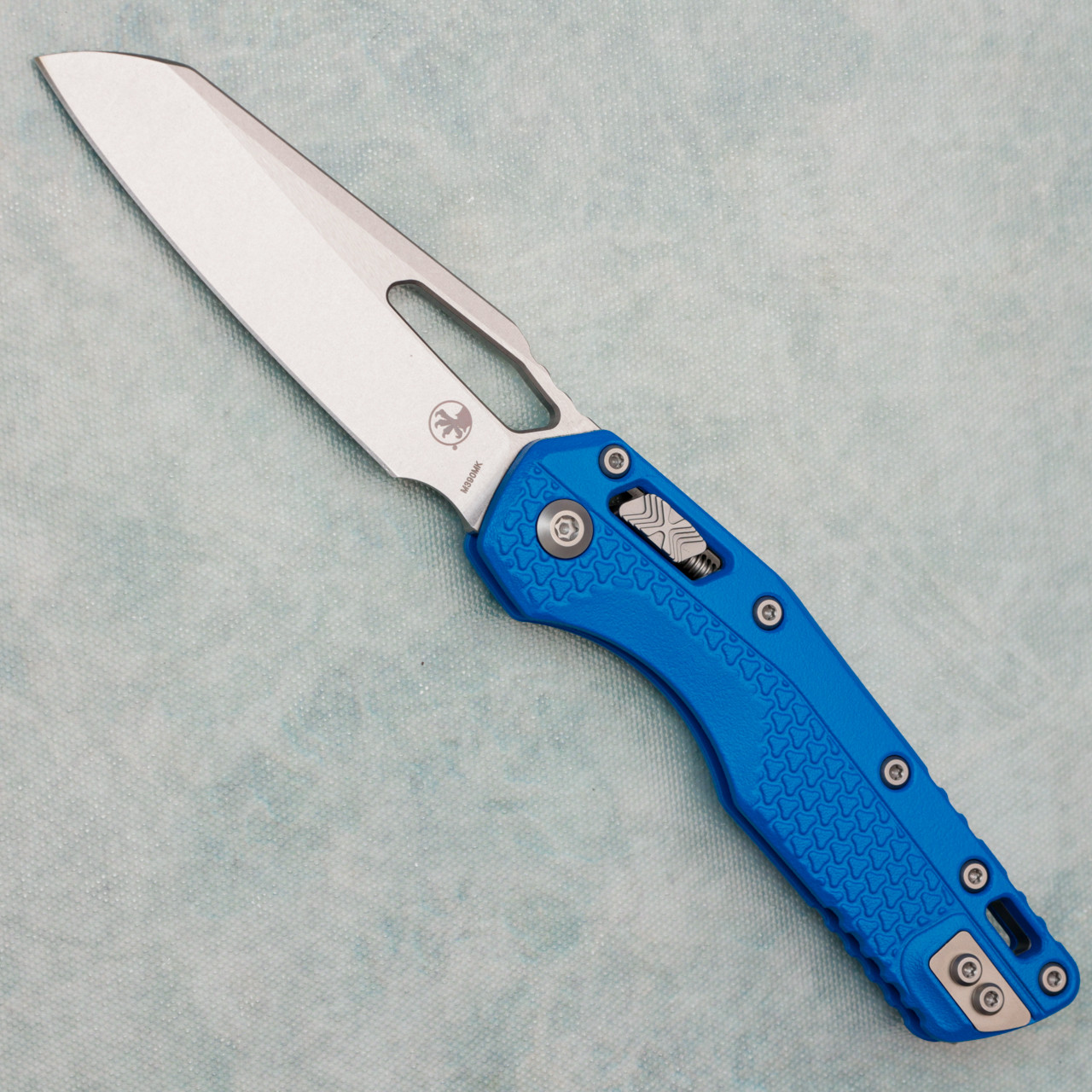 Microtech MSI RAM-LOK S/E Tri-Grip Cerakote Blue Polymer Stonewash