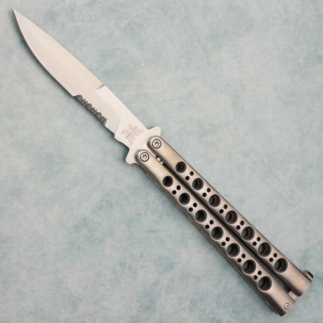 Benchmade Balisong Model 42S Weehawk Butterfly Milled Titanium