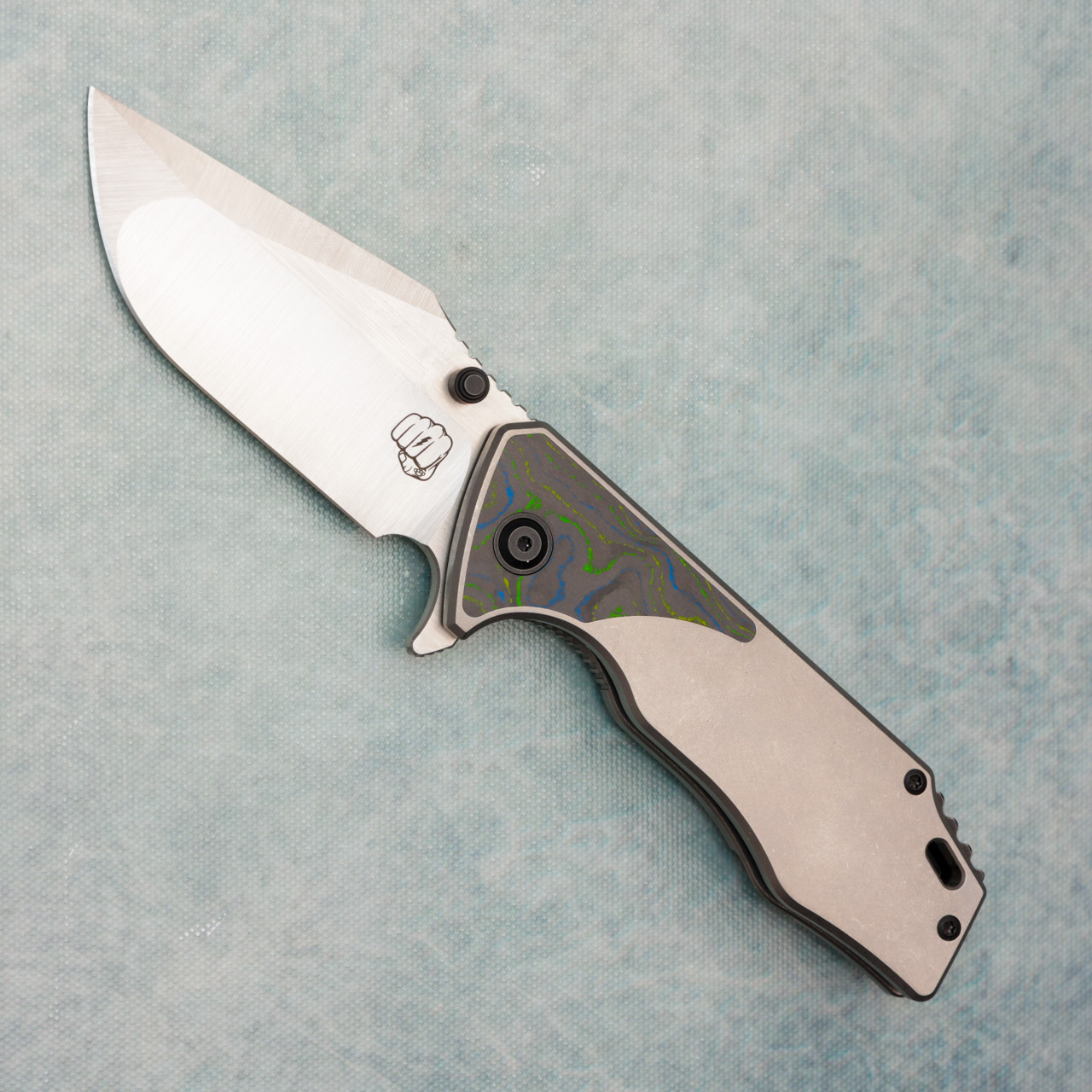 Something Obscene Company J-Cape V4 Frame Lock Titanium Handle w