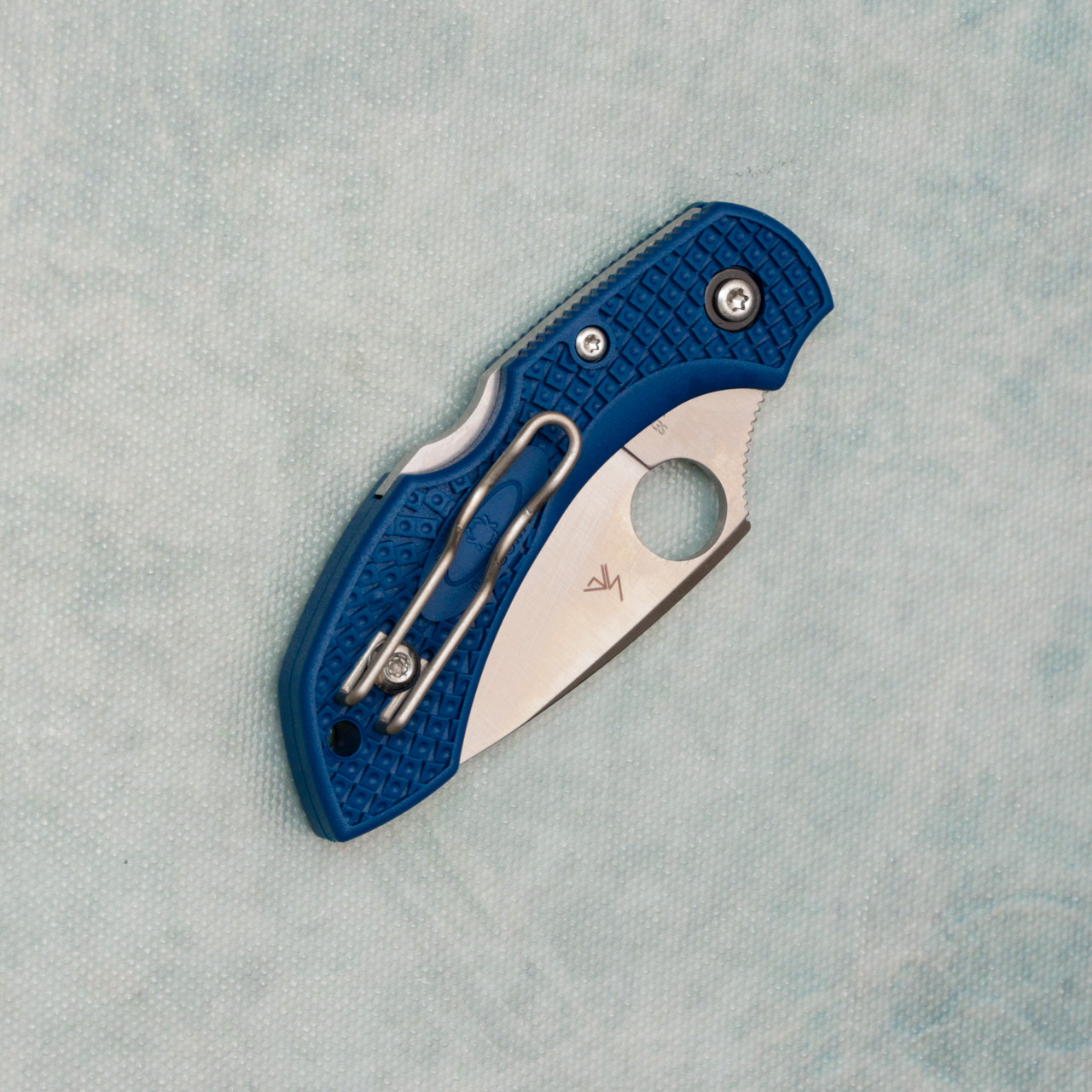 Spyderco Dragonfly 2 Lightweight Lock Back Cobalt Blue FRN Handle