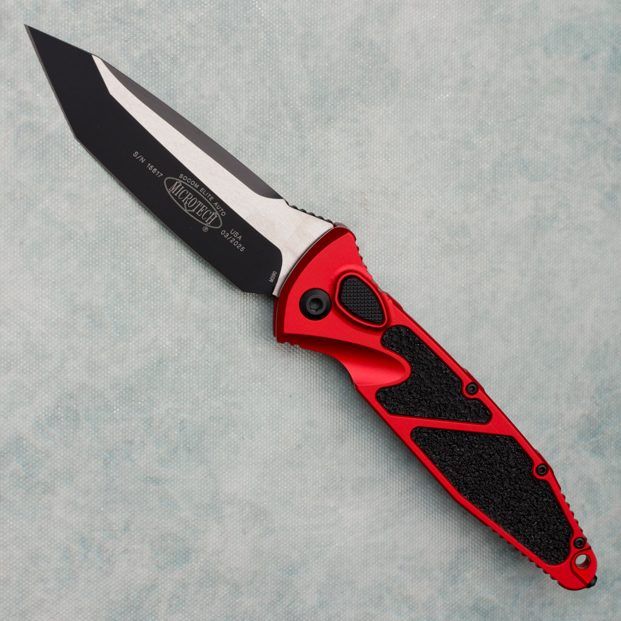 Microtech Socom Elite Auto T/E Red Standard 161A-1RD | American