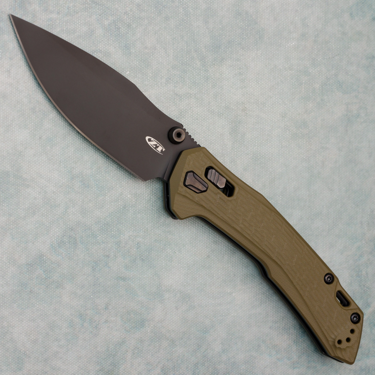 Zero Tolerance 0203 DuraLock OD Green G10 Handles Black PVD M4
