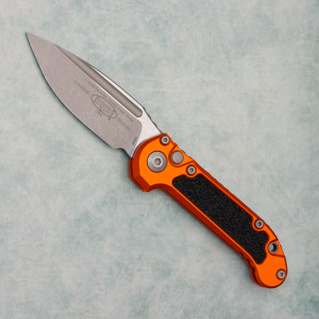 Microtech LUDT S/E Gen III Orange Apocalyptic Standard 1135-10APOR