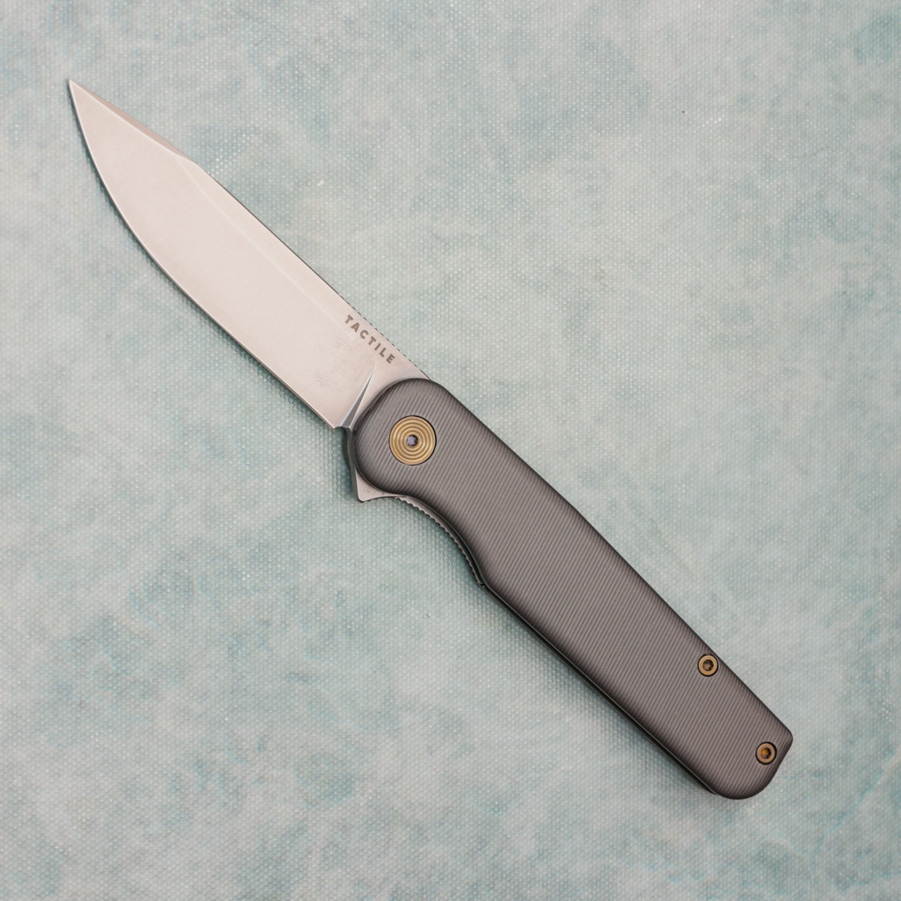 Tactile Knife Co. Rockwall Flipper V2 Liner Lock Slate Gray