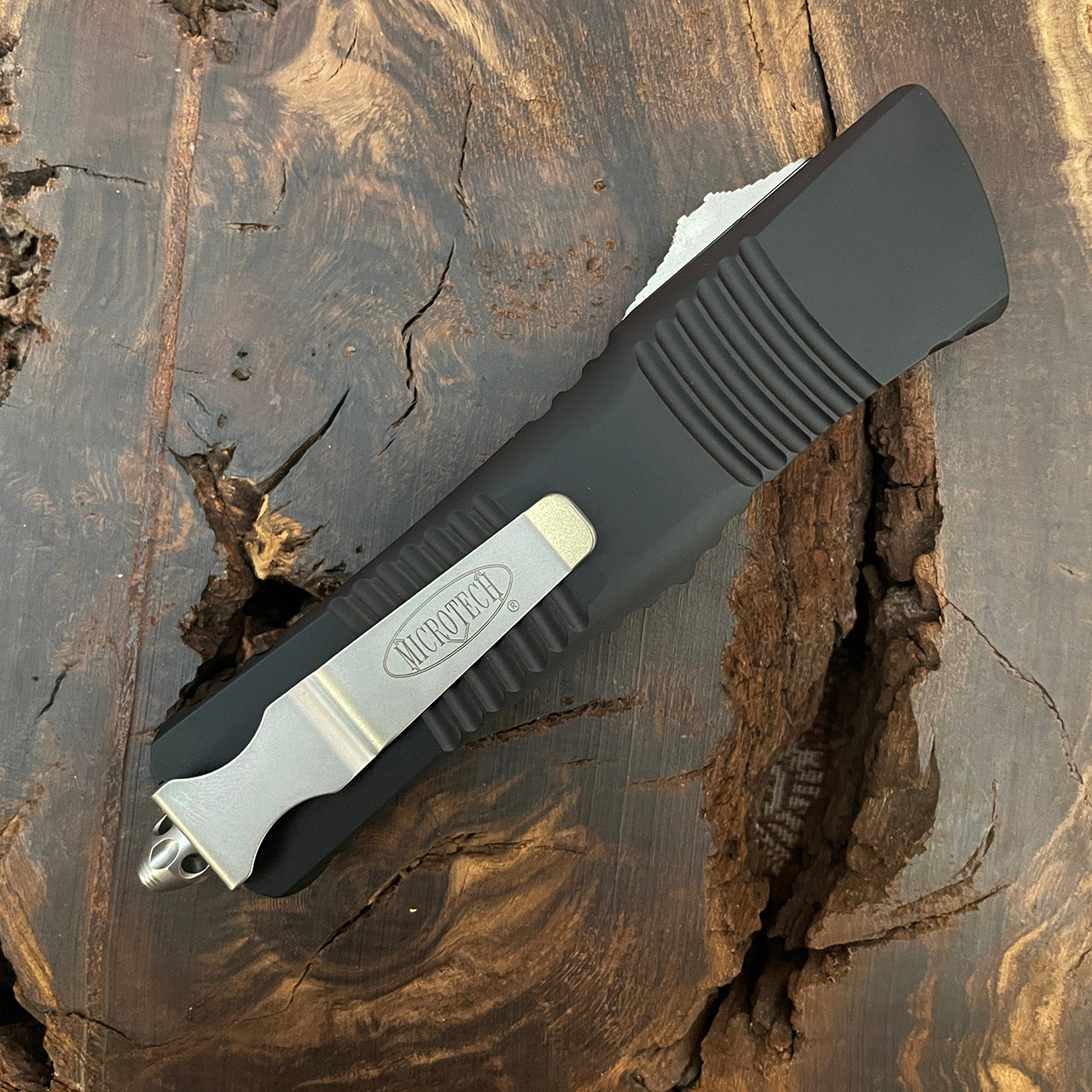 Microtech Combat Troodon D/E Black Handle Satin Standard Blade 142
