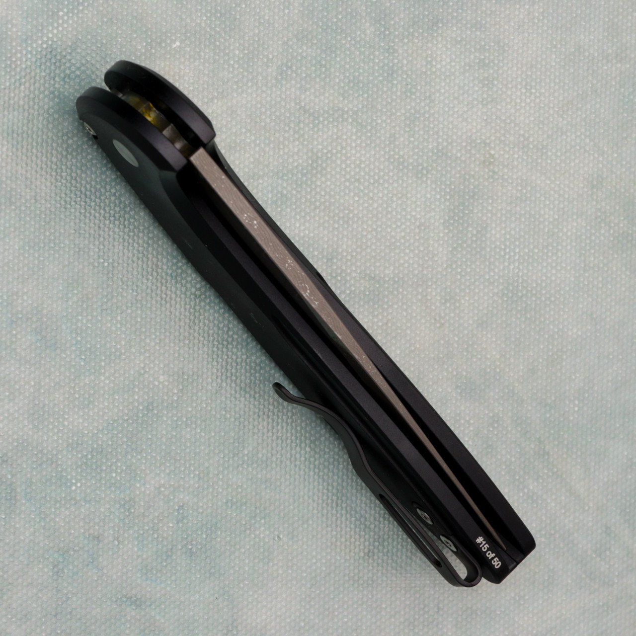 Pro-Tech Cambria 2 Flipper Button Lock Black aluminum Handles w