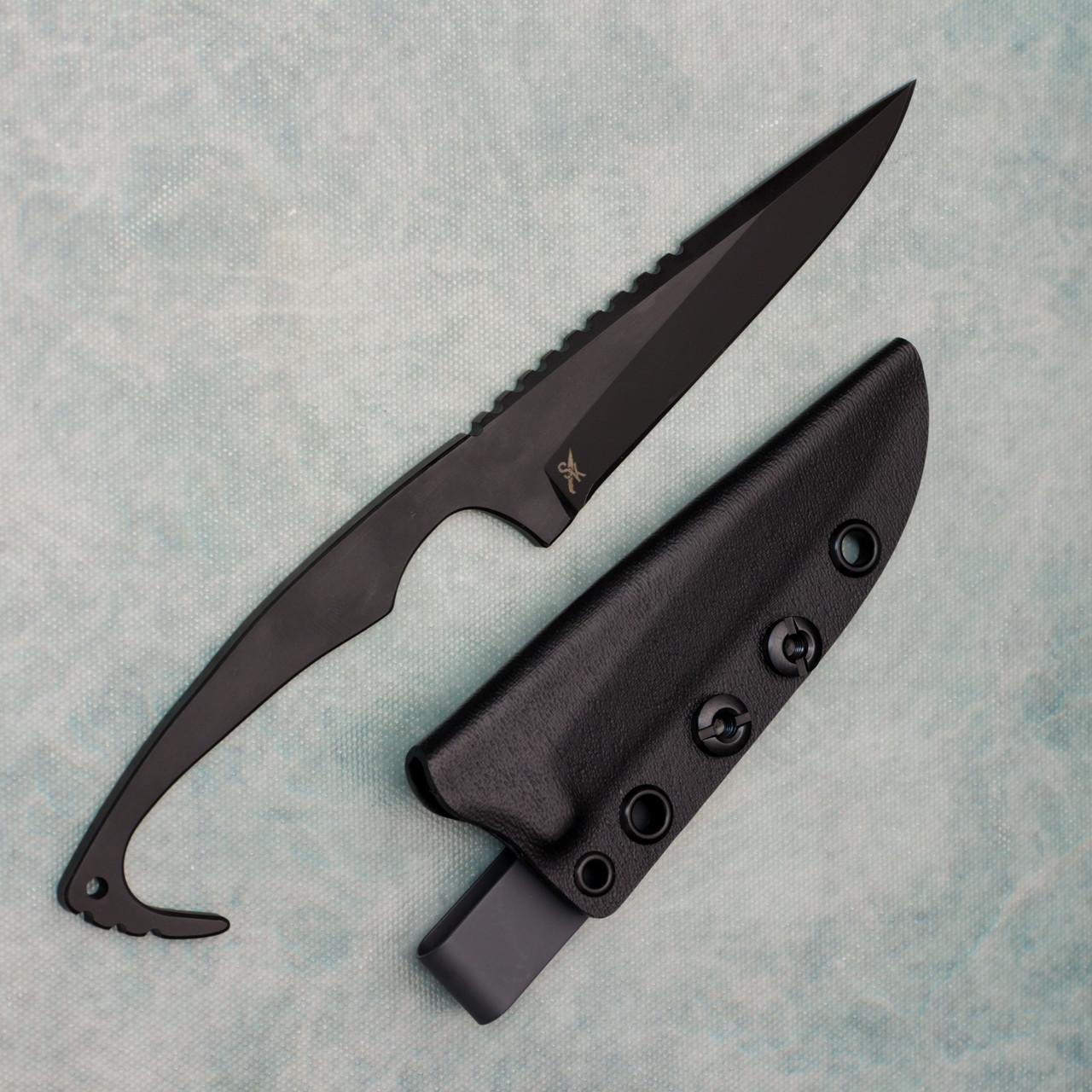 Stroup Knives MK2 Slim Fixed Blade Black Cerakote | American Edge