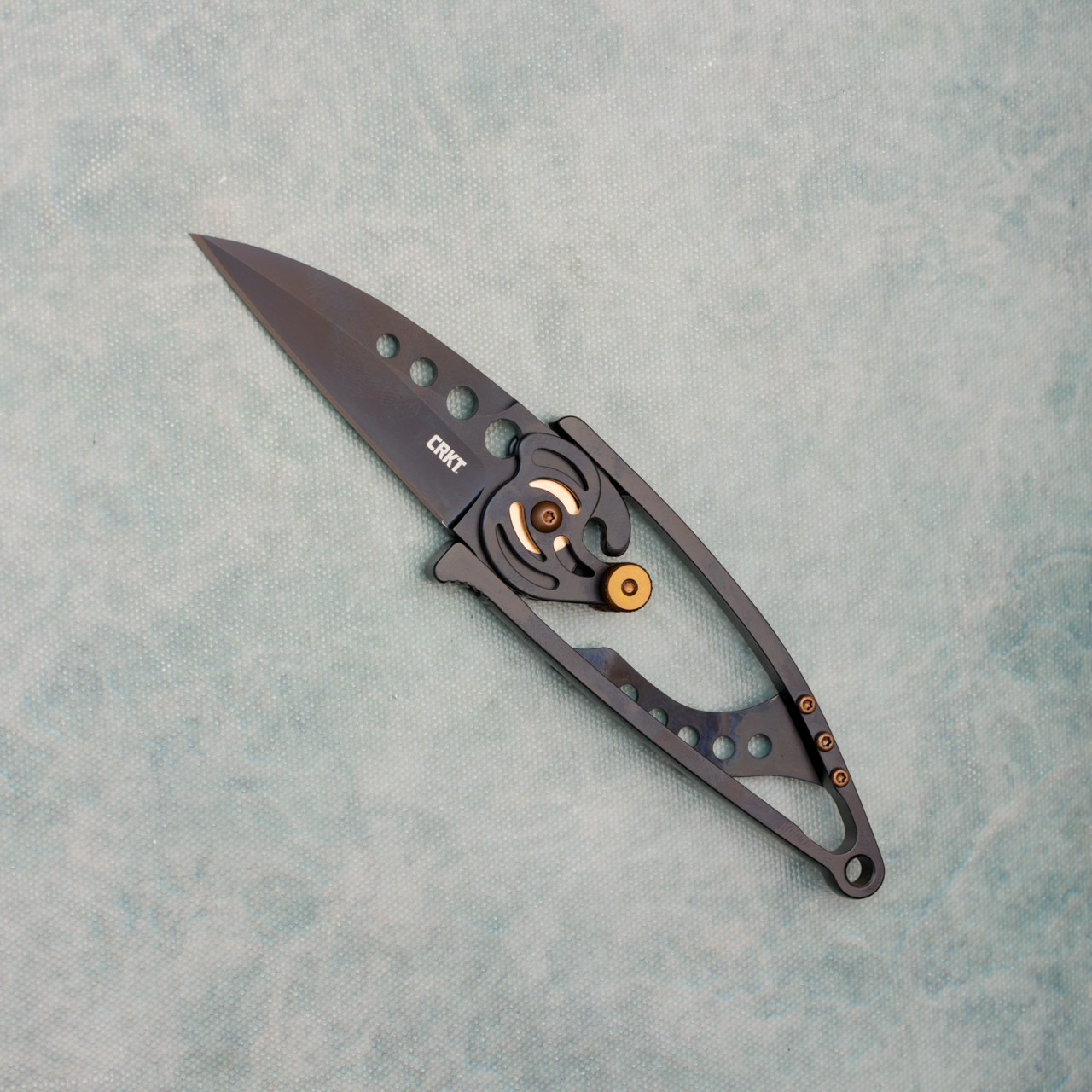 Columbia River Knife & Tool CRKT Van Hoy Snap Lock Black Stainless