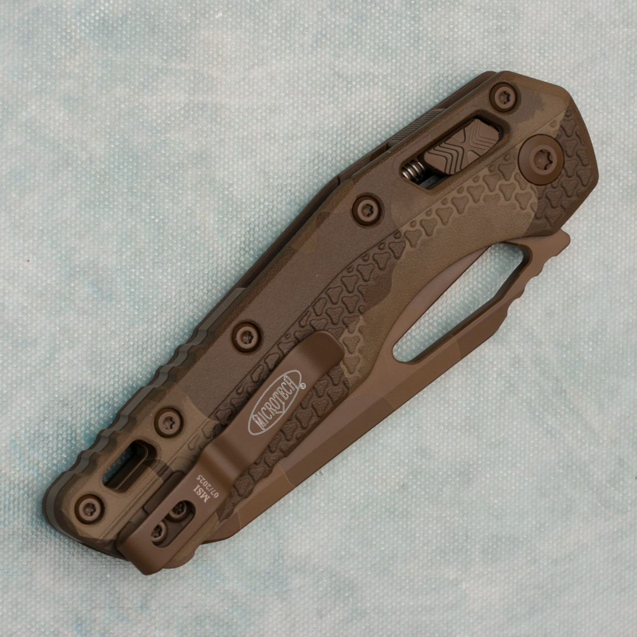 Microtech MSI RAM-LOK S/E Chocolate Camo Tri-Grip Polymer