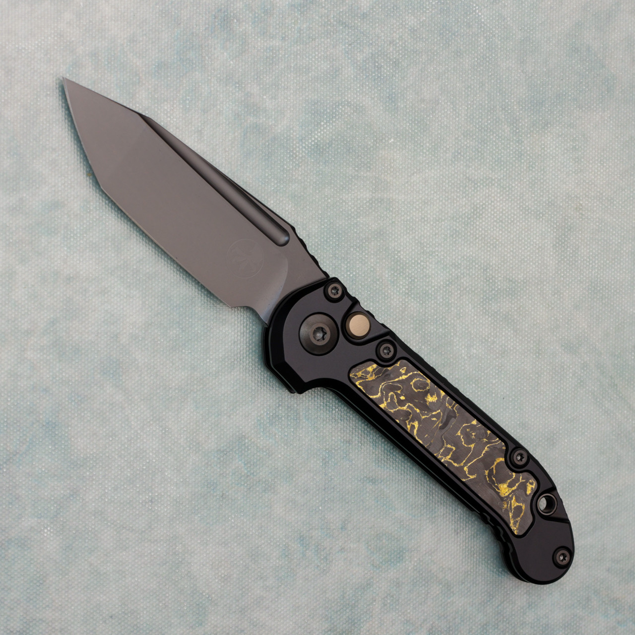 Microtech LUDT T/E Gen III Black Handles W/ Protech Composites