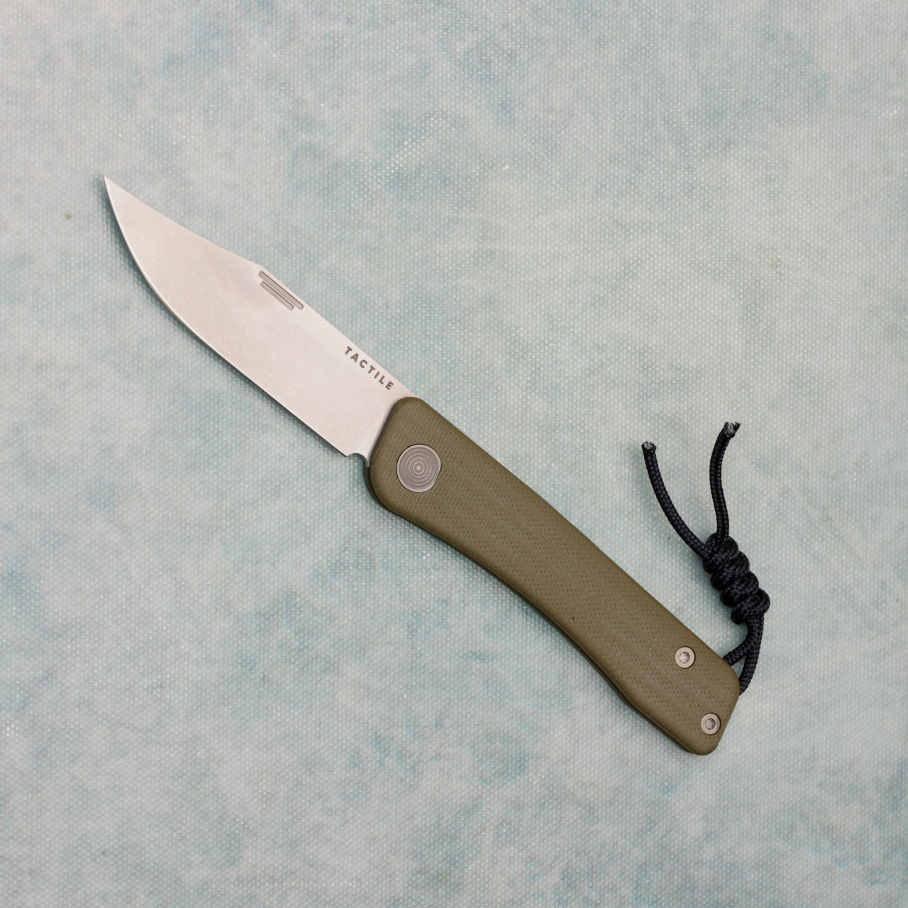 Tactile Knife Co. Bexar Slip Joint Folder Green G-10 Handles