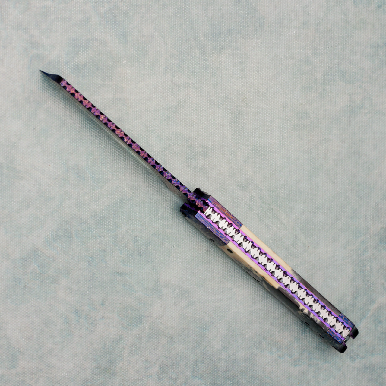 Vallotton Custom Guillotine Razor Dual Action Mammoth Ivory Handles w ...