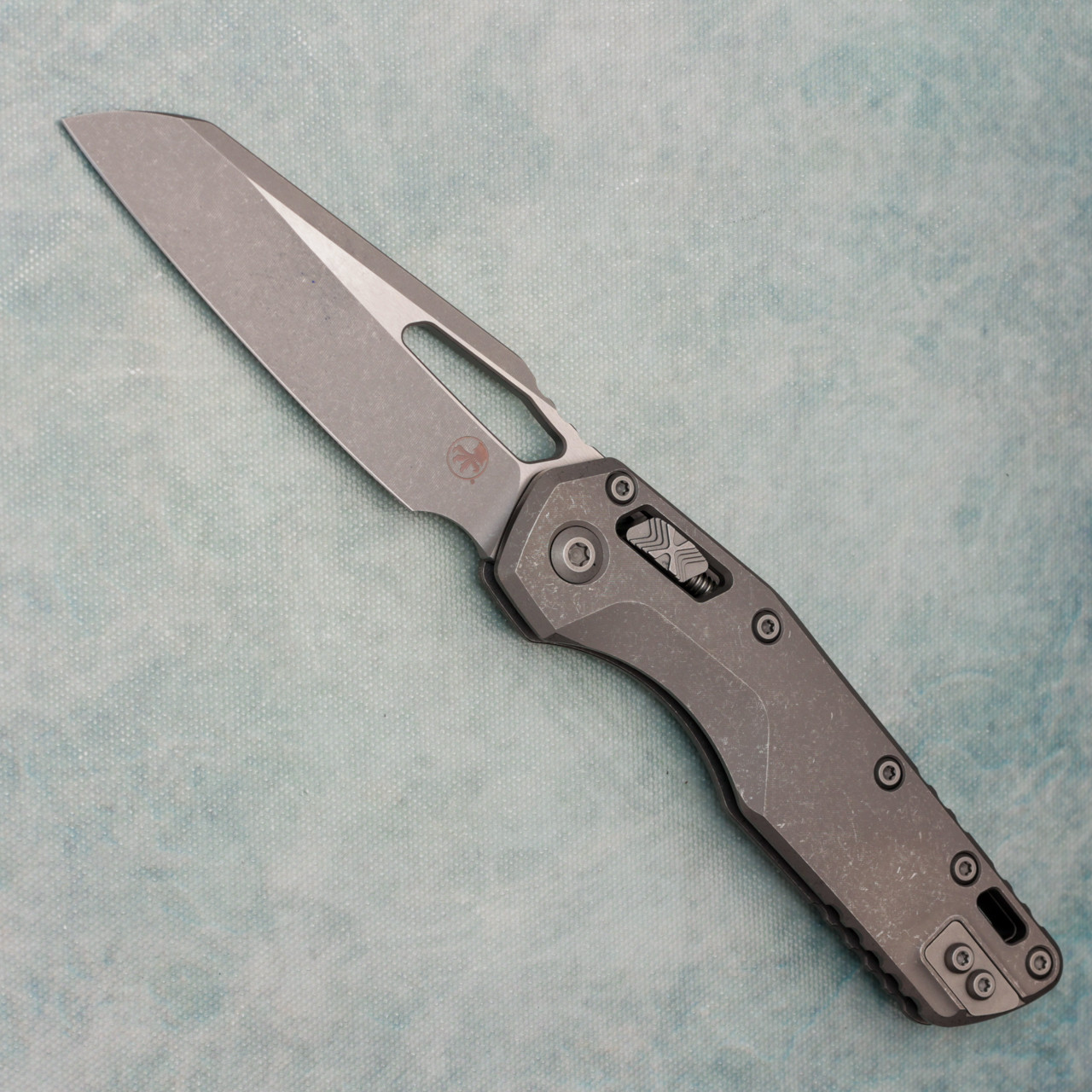 Microtech Marfione Select MSI RAM-LOK Apocalyptic Titanium Handle