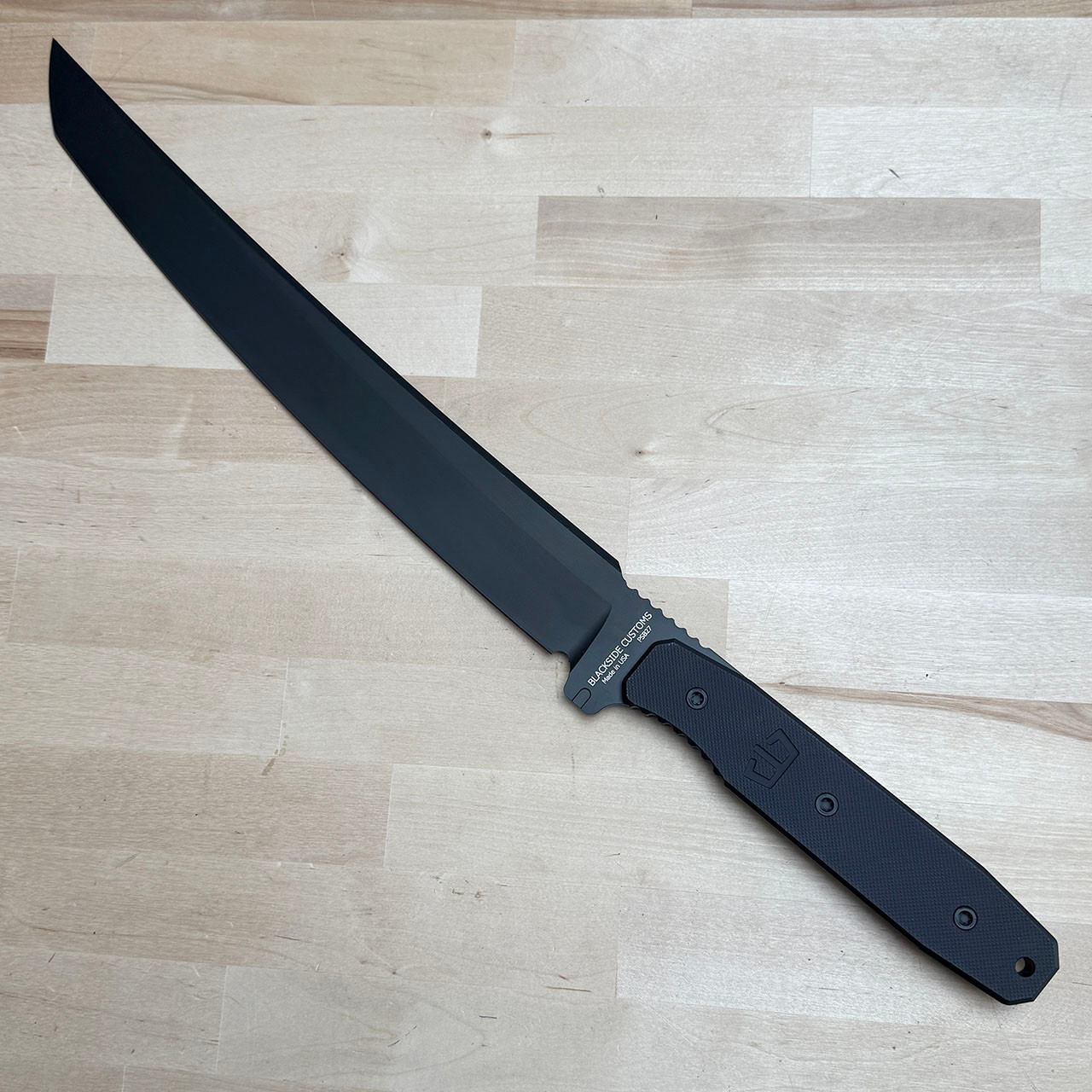 Blackside Customs Tokyo Drifter Wakizashi Triple Black G10