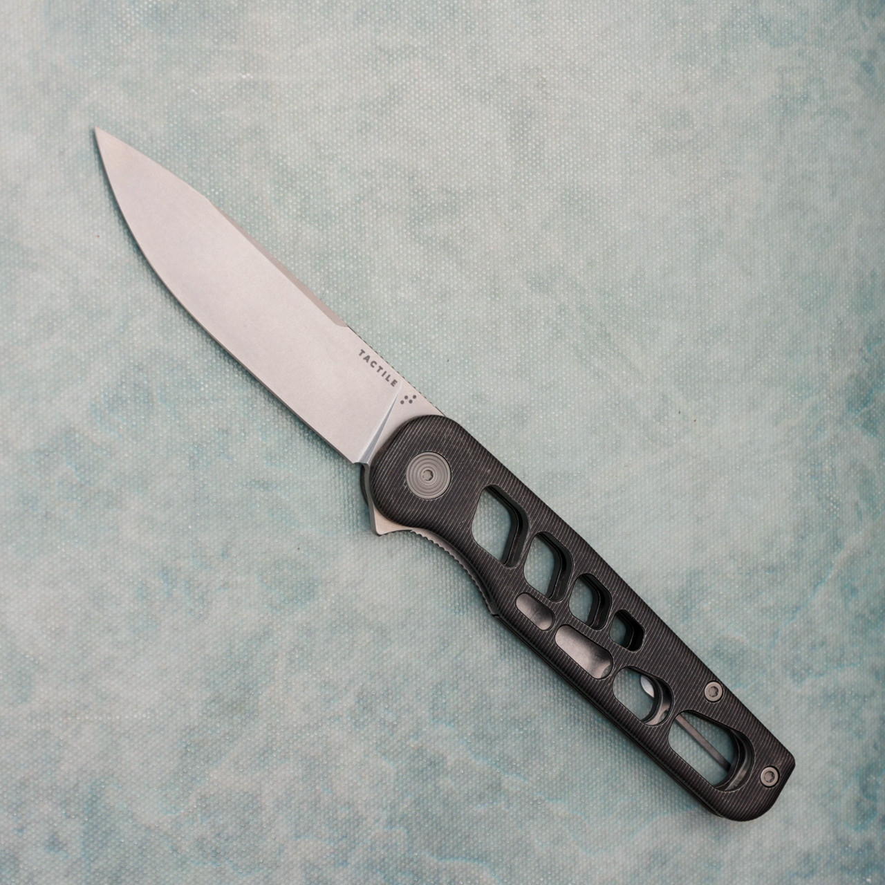 Tactile Knife Co. Rockwall Flipper V2 Liner Lock Blackwashed