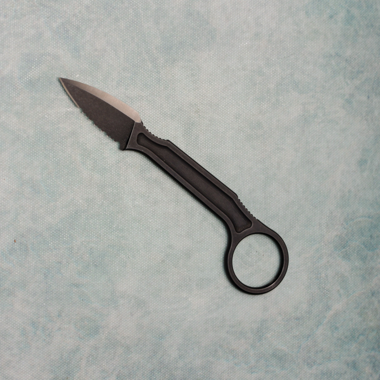 Bastinelli Creations X Doug Marcaida Spade Fixed Blade Dark