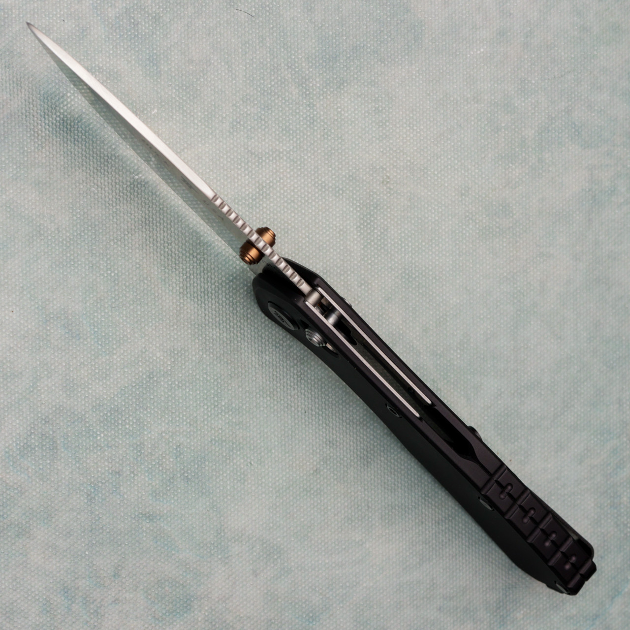 Buck 791 Range Elite Crossbar Lock Black Aluminum Handles Satin