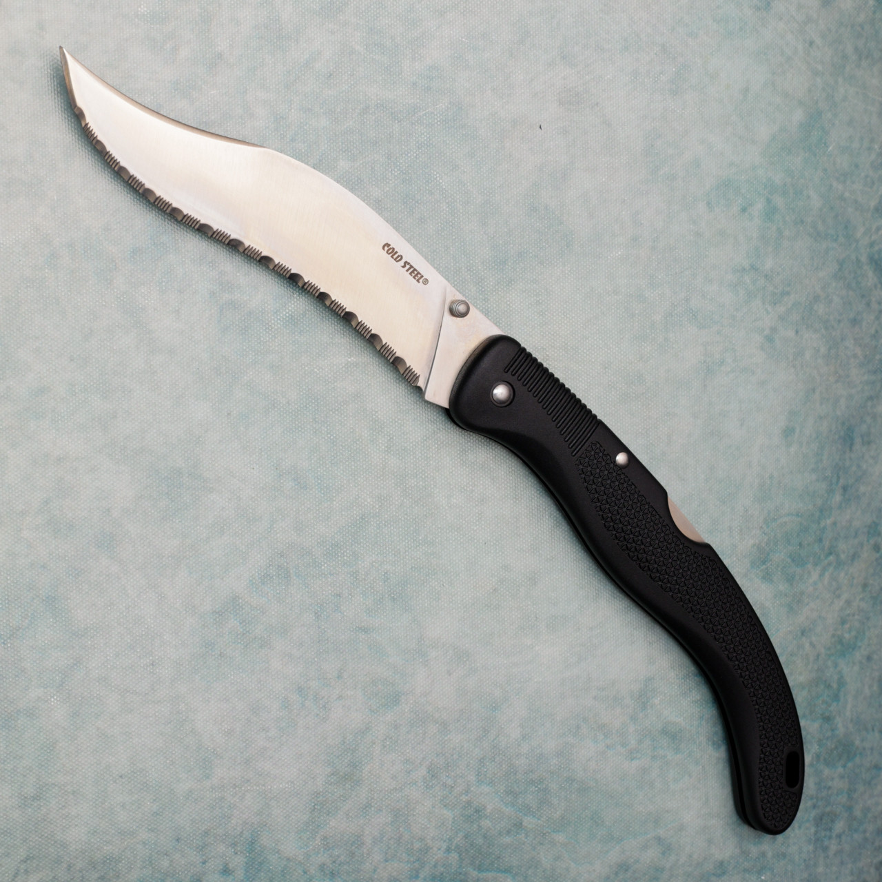 Cold Steel Vaquero Grande Back Lock Black FRN Handles Satin