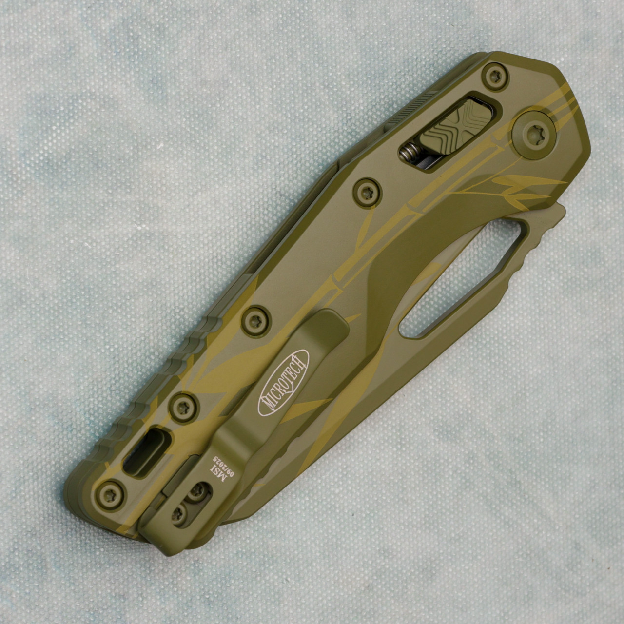 Microtech MSI RAM-LOK Cerakote Bamboo Aluminum Handle Standard 210