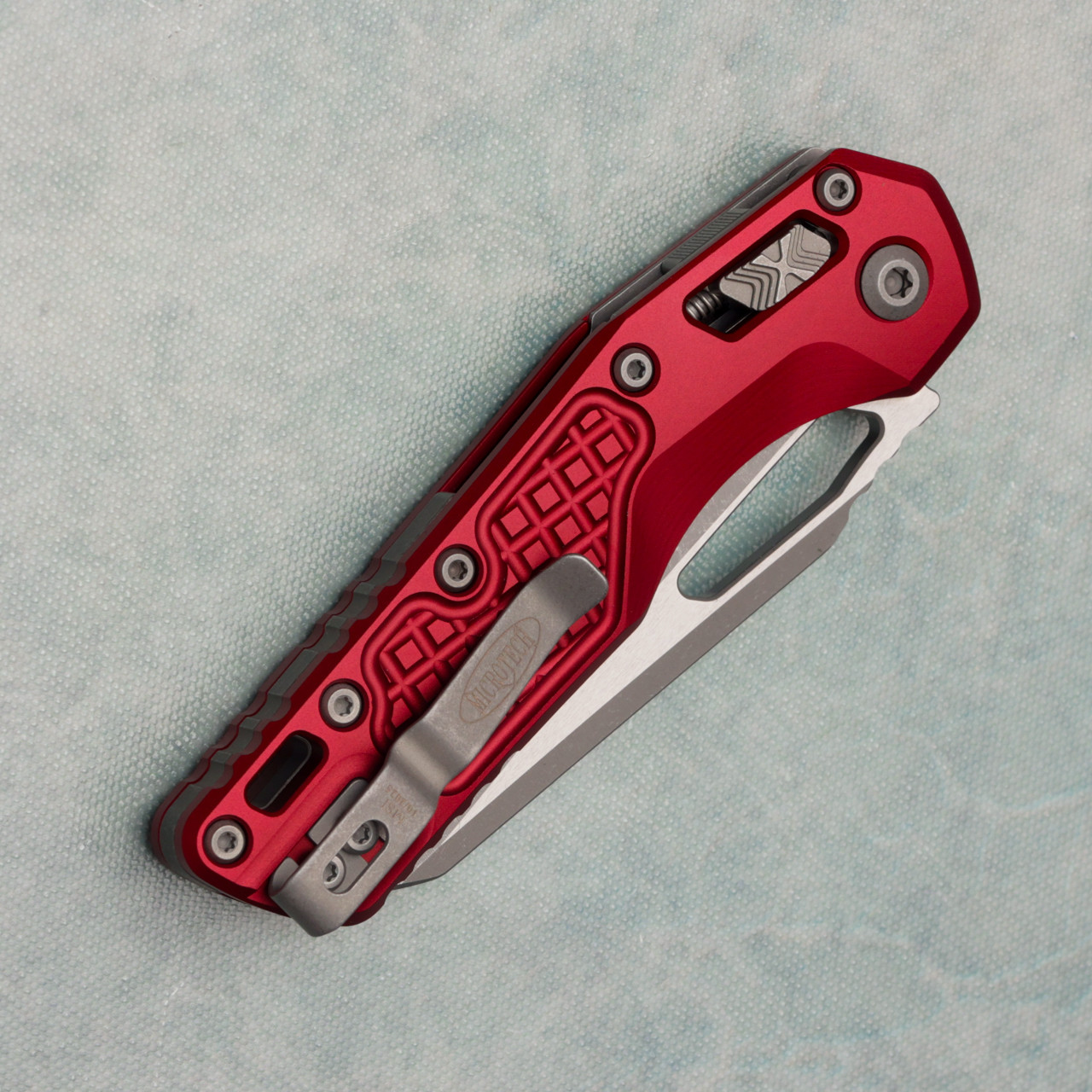 Microtech MSI RAM-LOK Frag Merlot Aluminum Handle Apocalyptic