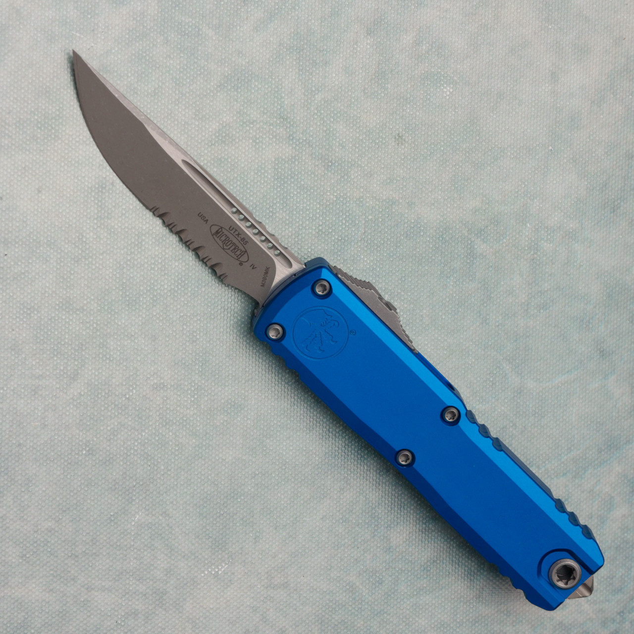 u*5様 Sabão MeRISE 新品未開封（Hysteric Blue）Sa Microtech UTX-85 Gen IV S/E Blue Handle Apocalyptic Part Serrated