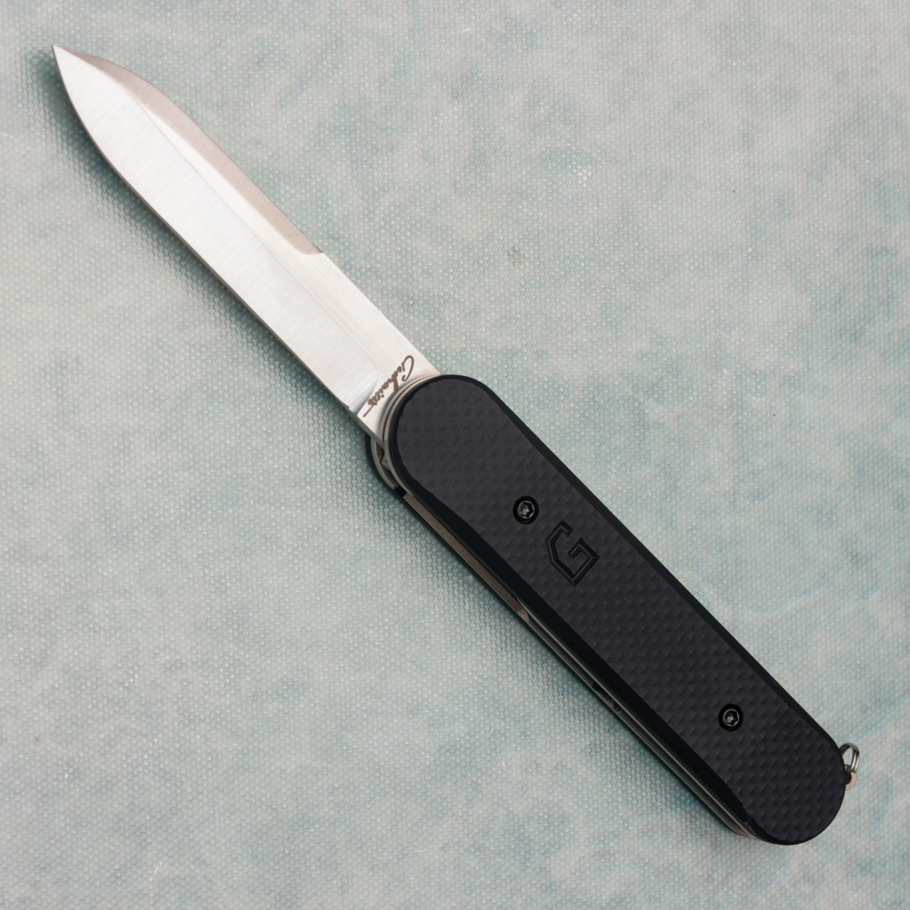 Chuck Gedraitis Switch Army Switch Blade Black Aluminum Scales w