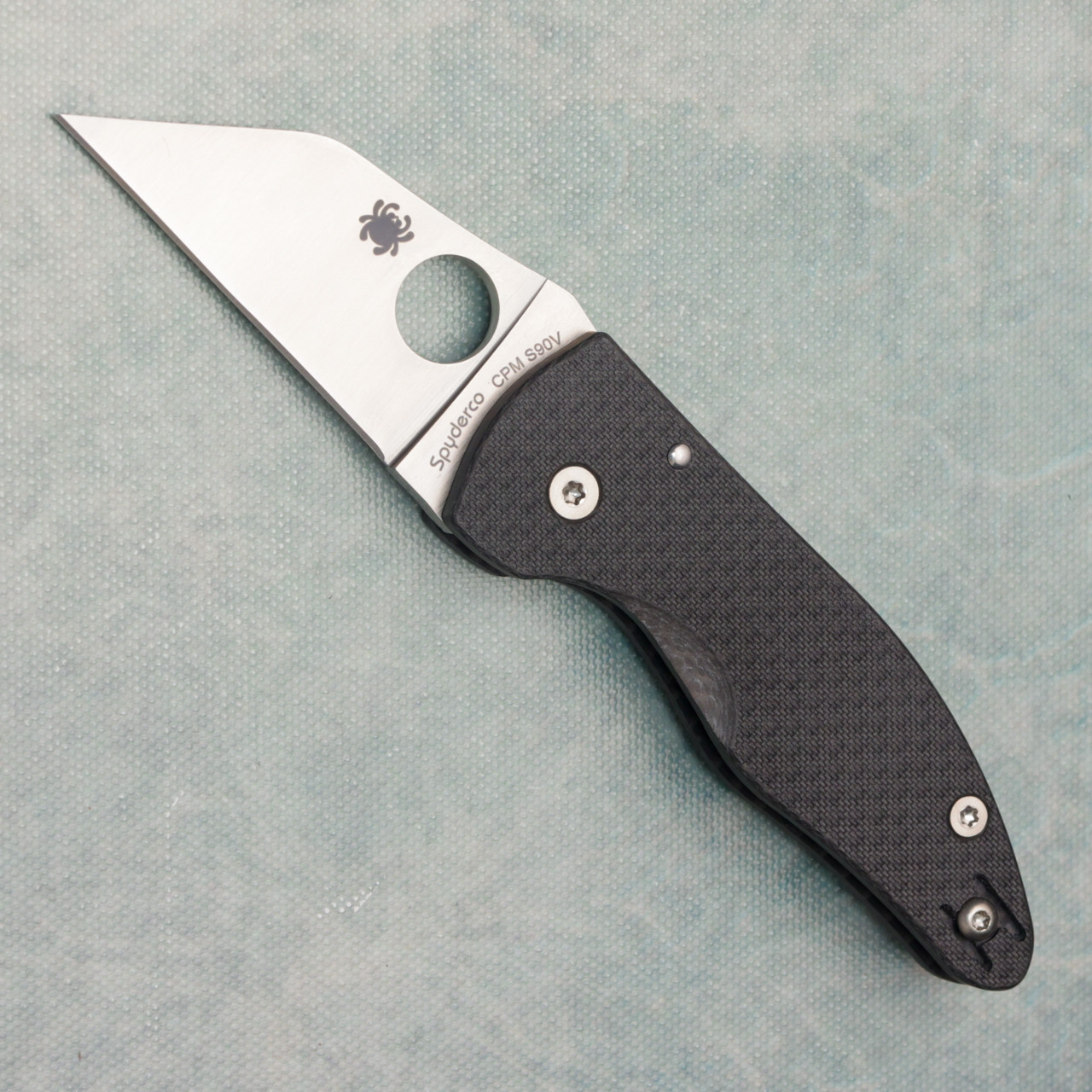Spyderco MicroJimbo Compression Lock Peel-Ply Carbon Fiber Handle