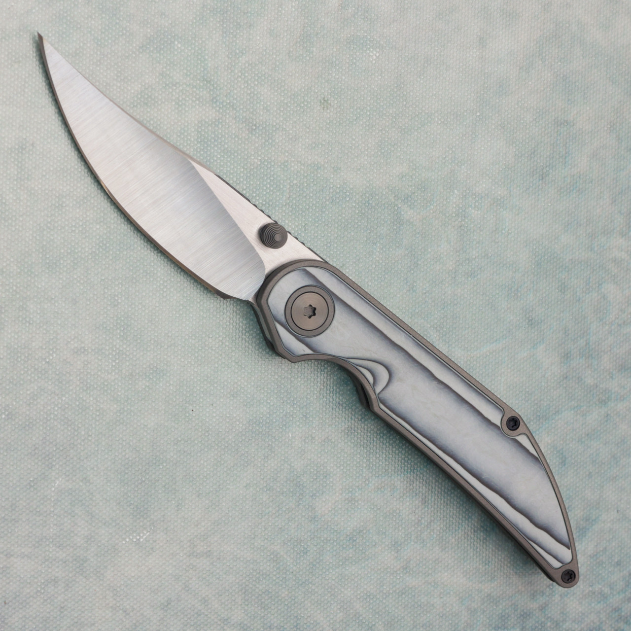 Brian Efros Custom Elder Frame Lock Fat Carbon/Titanium Handle