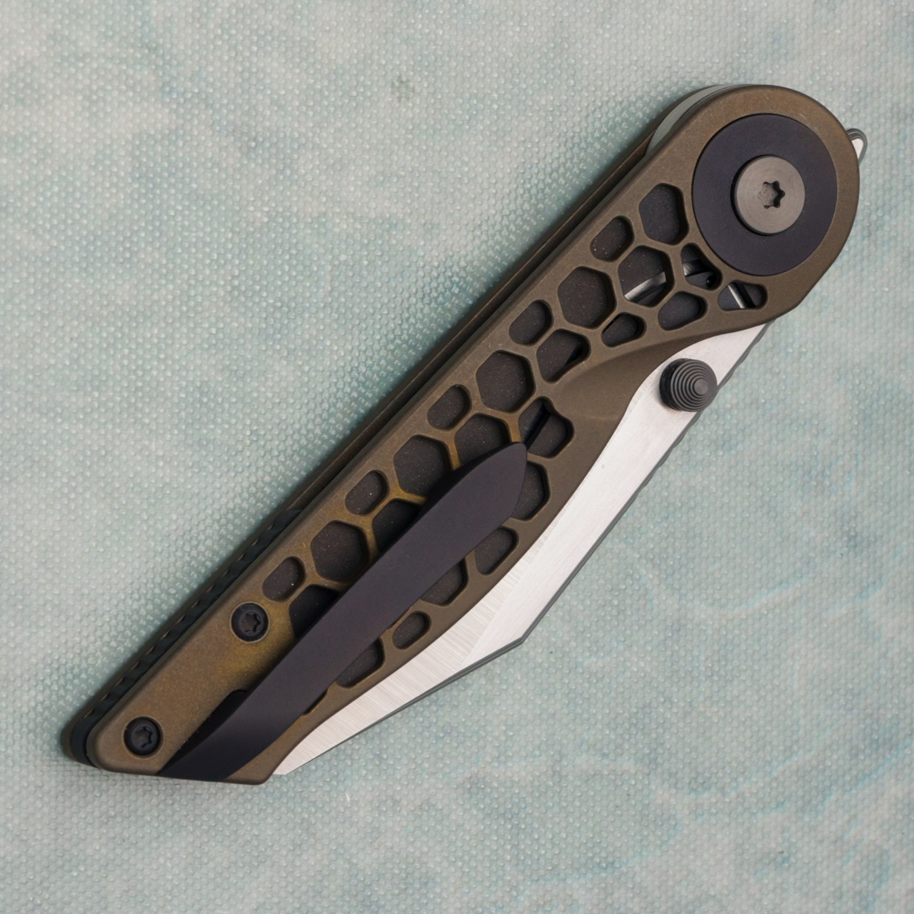 Brian Efros Custom Elder Frame Lock Fat Carbon/Titanium Handle