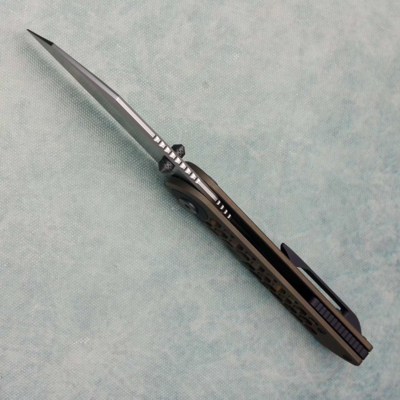 Brian Efros Custom Elder Frame Lock Fat Carbon/Titanium Handle