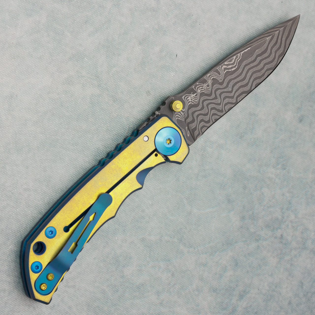 Spartan Blades Harsey Folder SHF Custom Engraved Octaburst