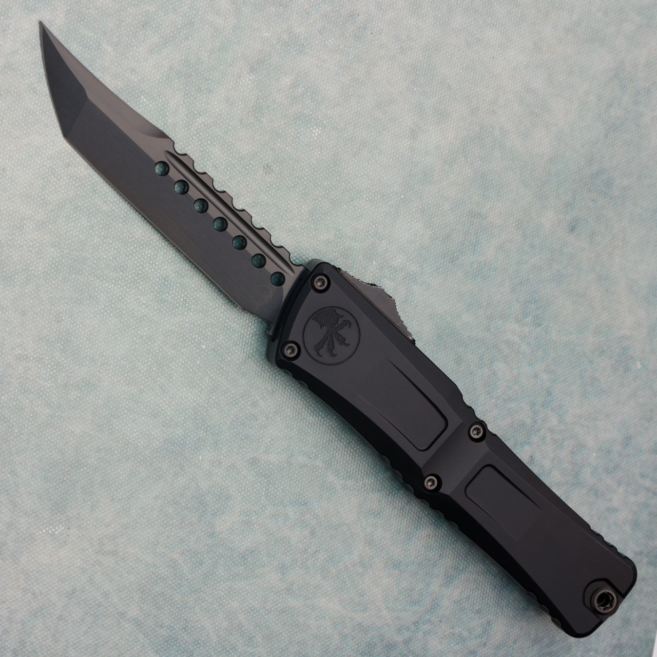 Microtech Combat Troodon Gen III Hellhound Shadow Black Handle DLC