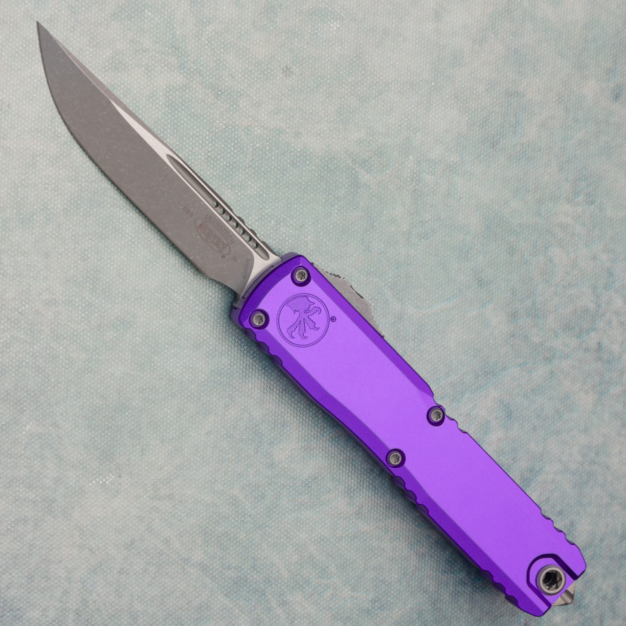 Microtech Ultratech Gen IV S/E Purple Handle Apocalyptic Standard