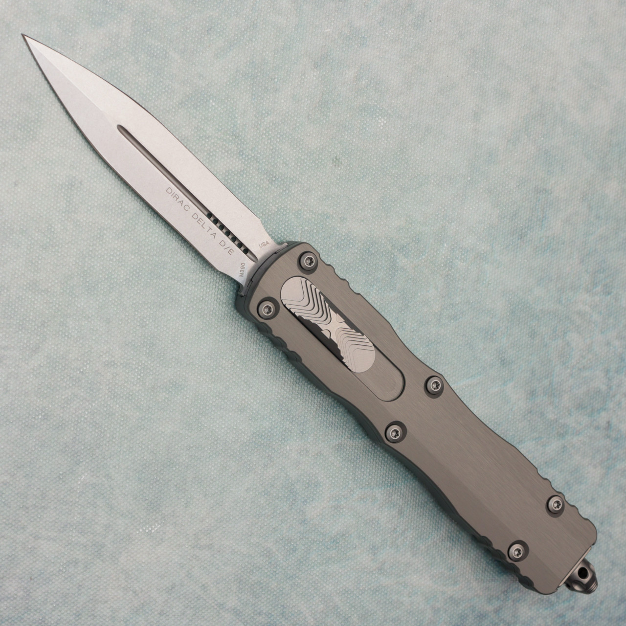 Microtech Dirac Delta D/E Natural Clear Stonewash Standard 227