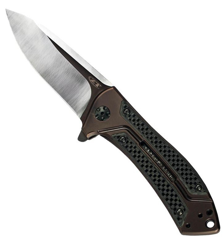 Zero Tolerance 0801CF Rexford Copperhead Folder Titanium Carbon