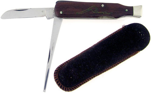 Camillus Pipe Knife Wood 212 American Edge Knives