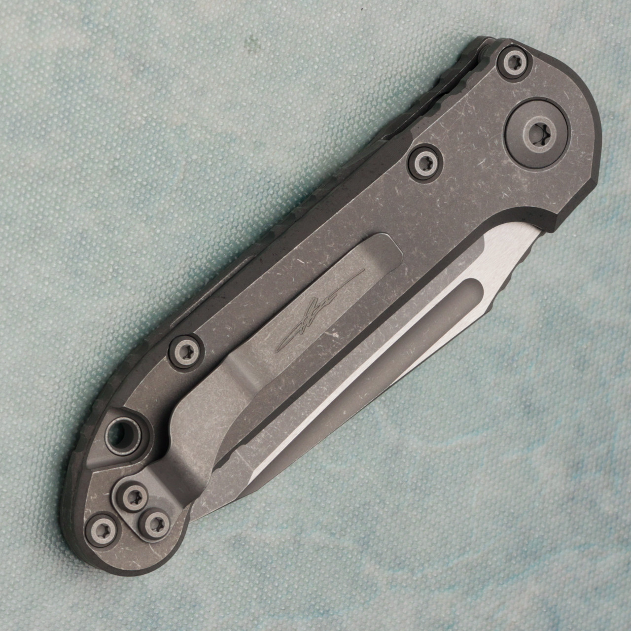 Microtech Marfione Select LUDT T/E Gen III Apocalyptic Titanium