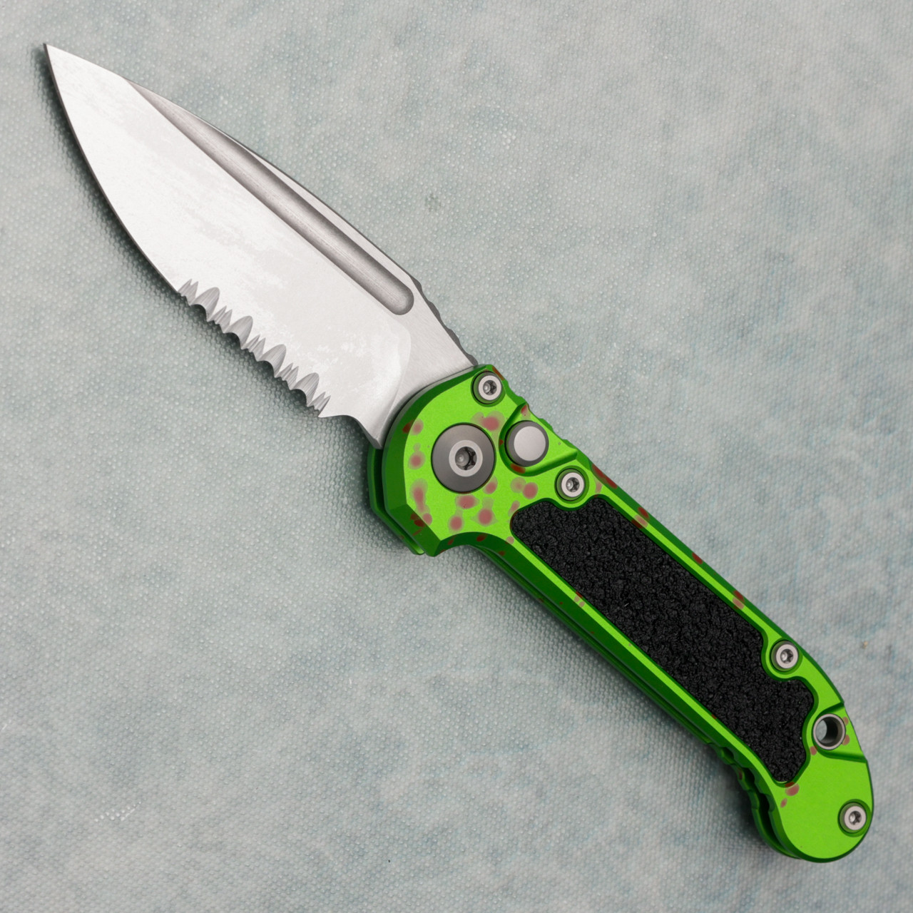 Microtech LUDT S/E Gen III Zombie-Tech Stonewash Partial Serrated