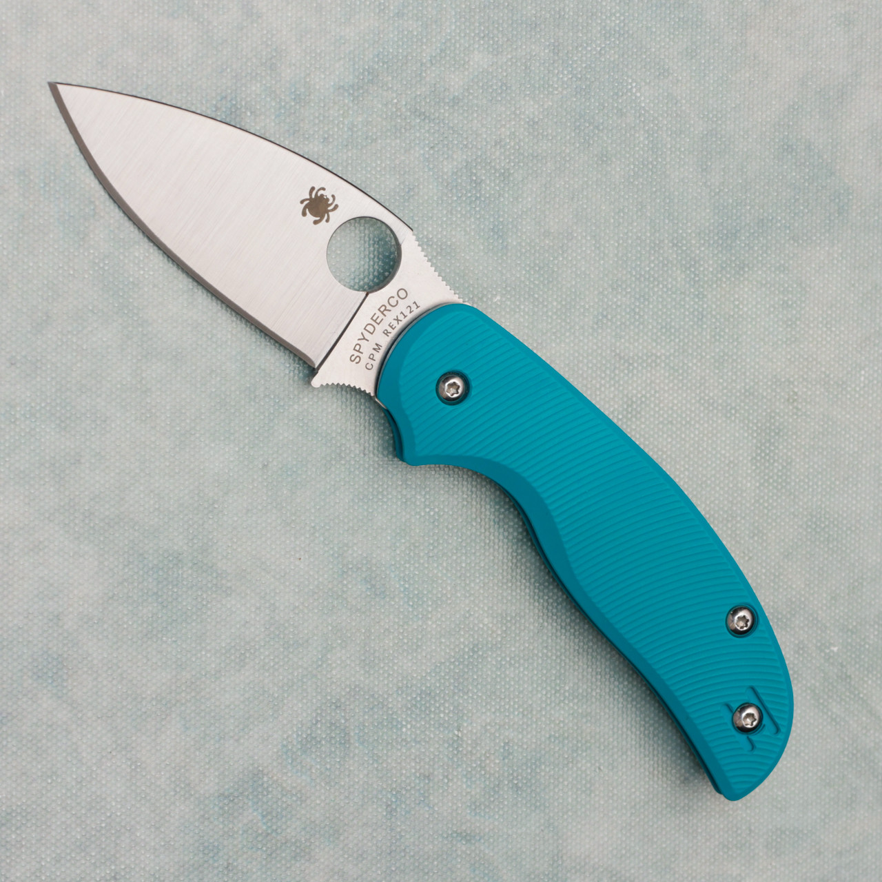 Spyderco Sage 5 Lightweight Compression Lock Light Blue AWT