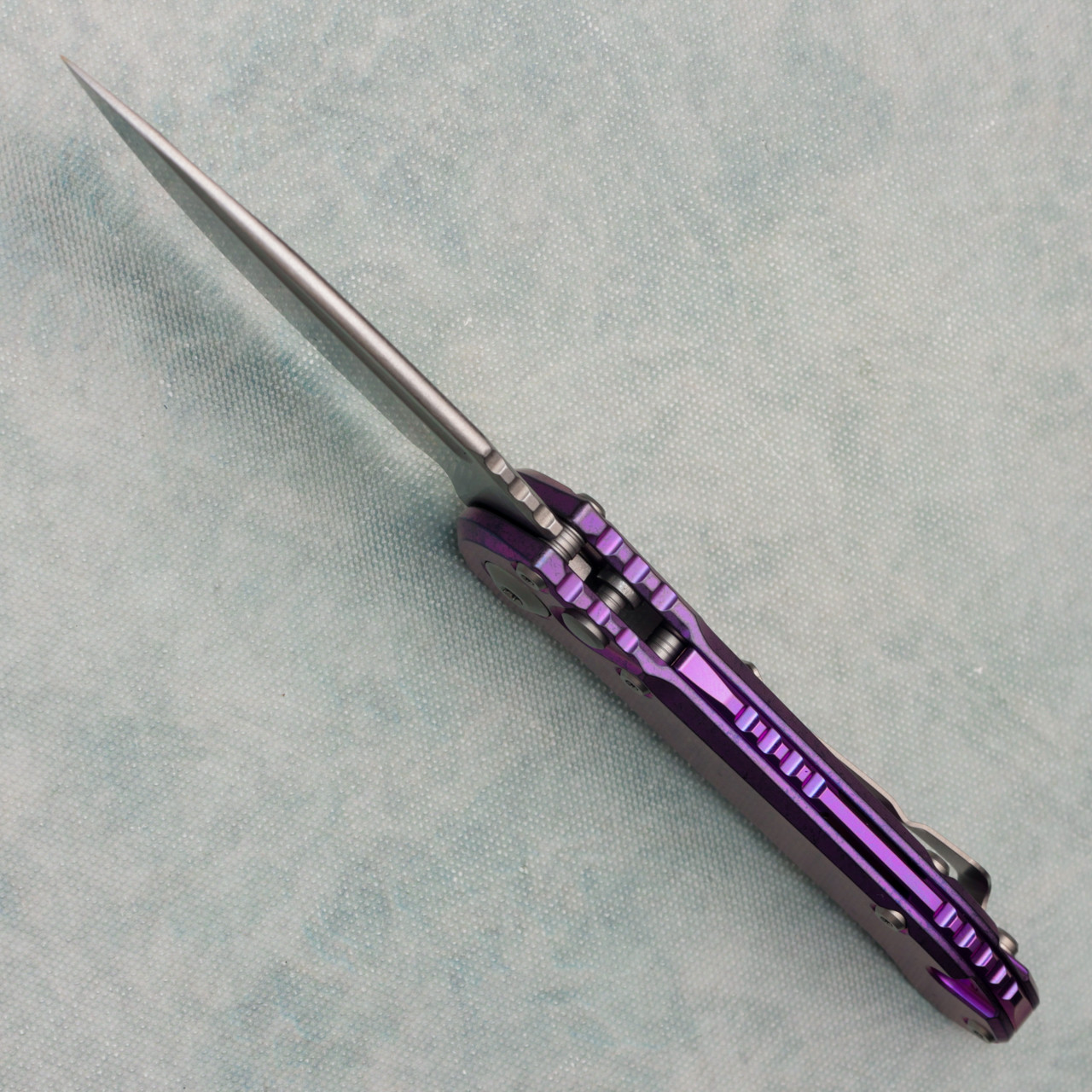 Microtech Marfione Select LUDT S/E Gen III Purple Haze Titanium