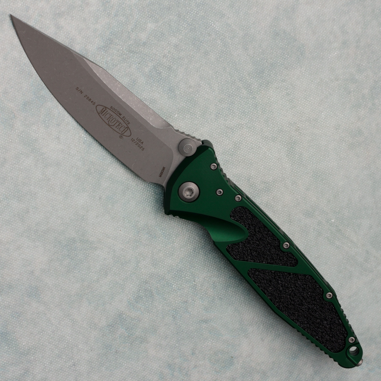 Microtech Socom Elite Manual S/E Emerald Green Apocalyptic
