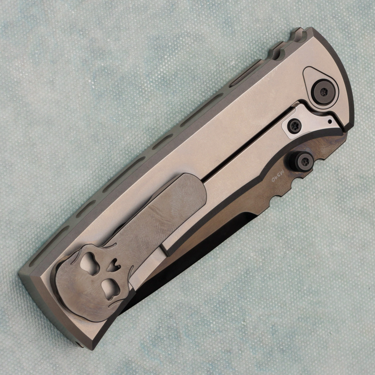 Chaves Knives Redencion 229 Integral Bright Stonewash Titanium