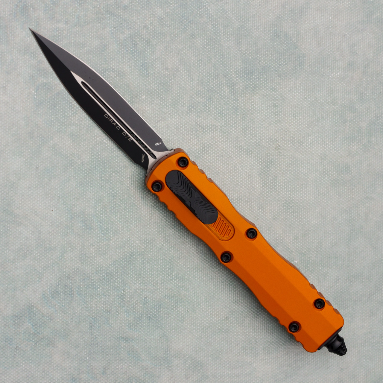 Microtech Dirac D/E Orange Tangerine Standard 225-1OT | American