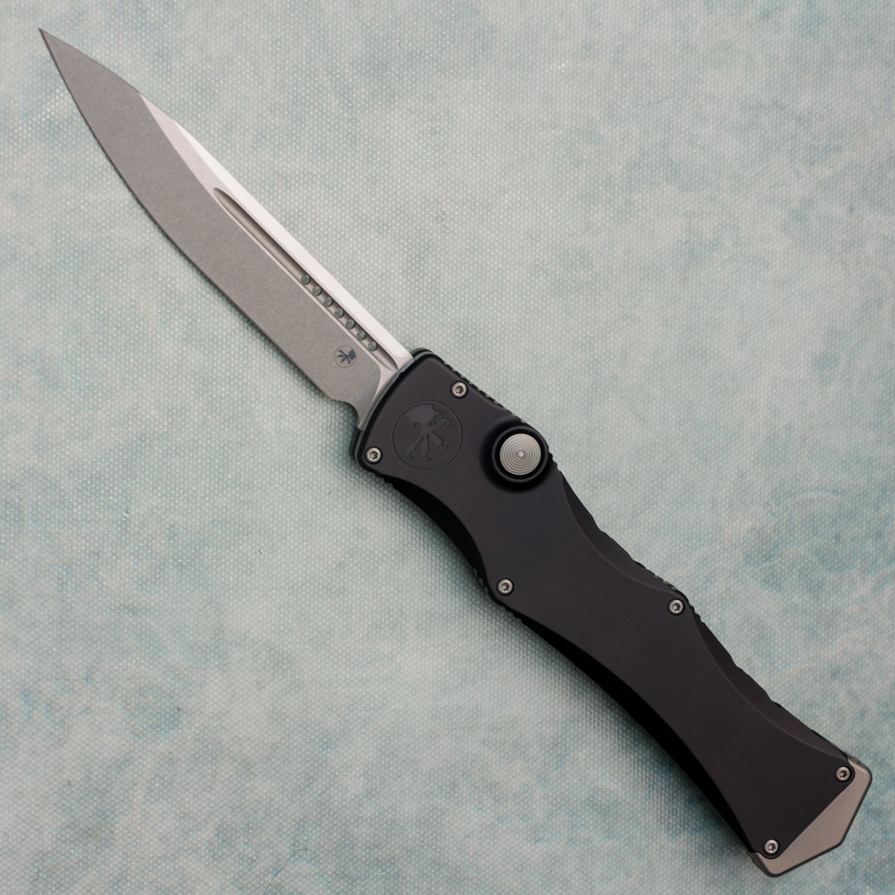 Microtech Marfione Select Halo IV S/E Black Handle Stonewash Blade