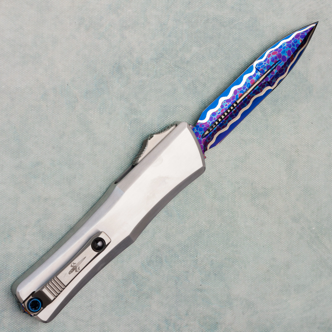Marfione Custom Combat Troodon LT D/E Satin Stainless Steel Handle
