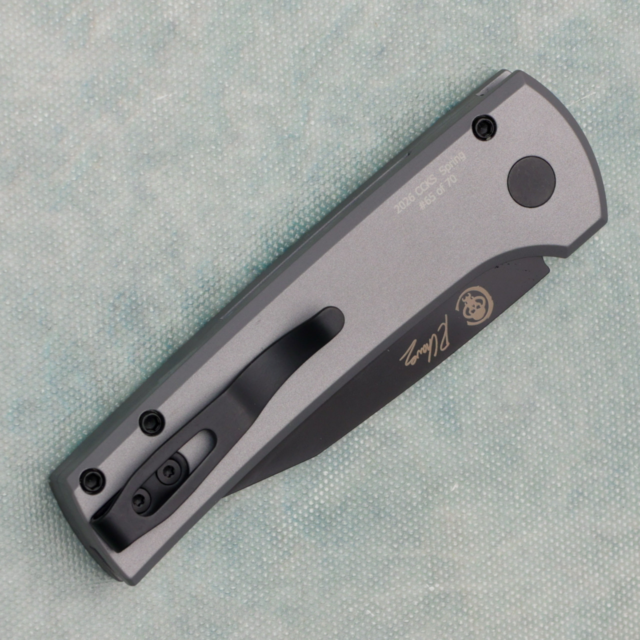 Pro-Tech Chaves Scapegoat Compact Grey Handles DLC MagnaMax Blade