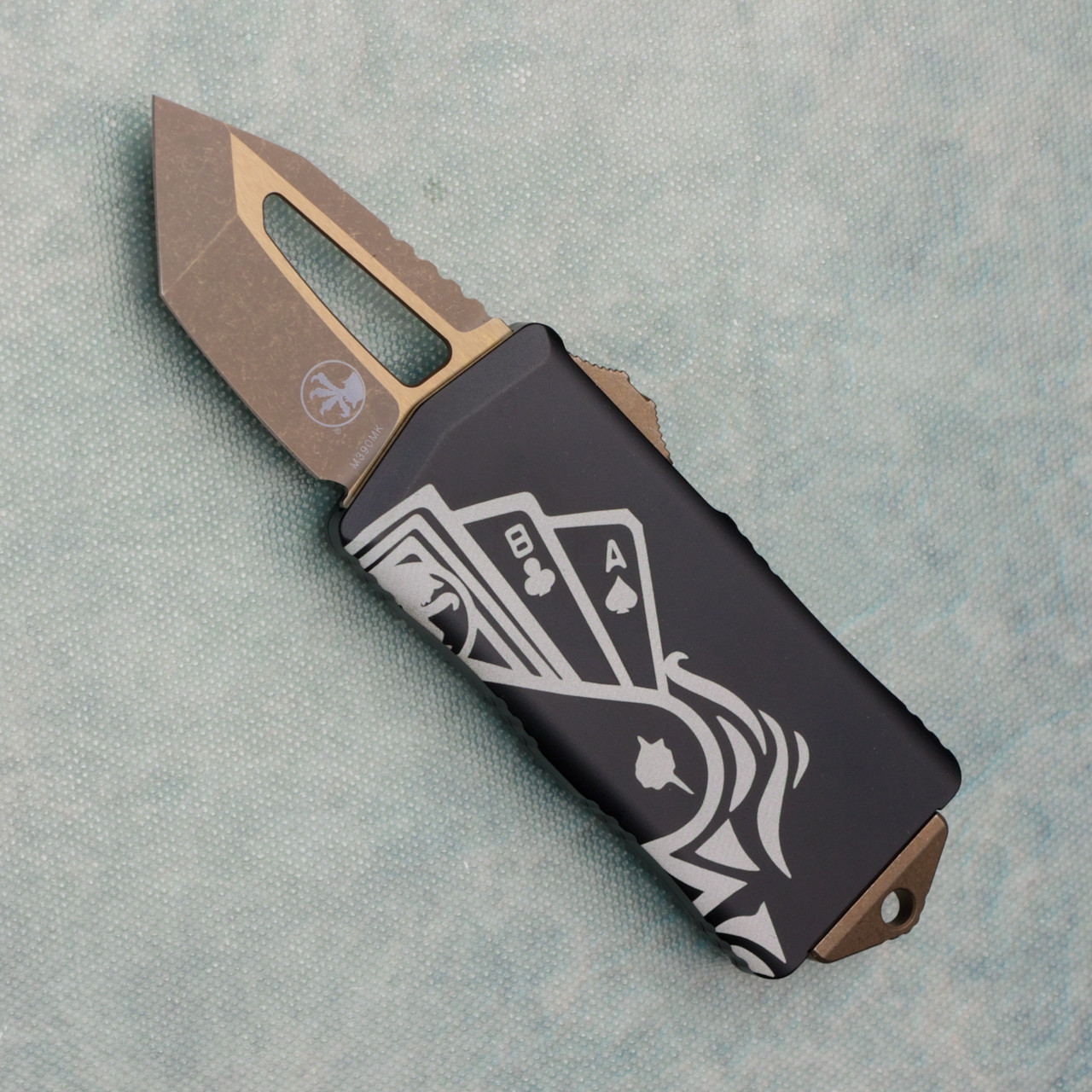 未開封新品　初回MORPHOSIS DEADEND Microtech Exocet T/E Dead Man's Hand Bronze Apocalyptic Standard